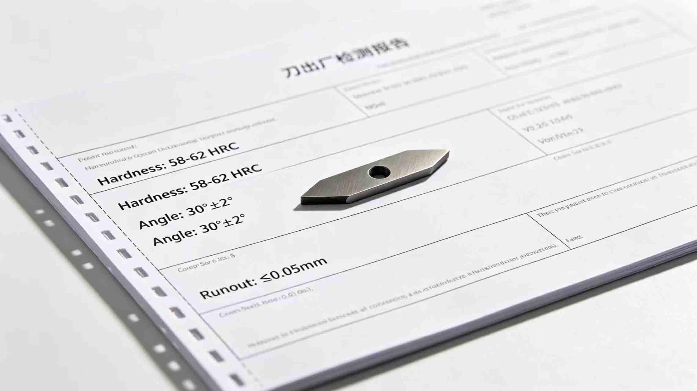 Importance of blade outgoing inspection reports Importance of blade outgoing inspection reports