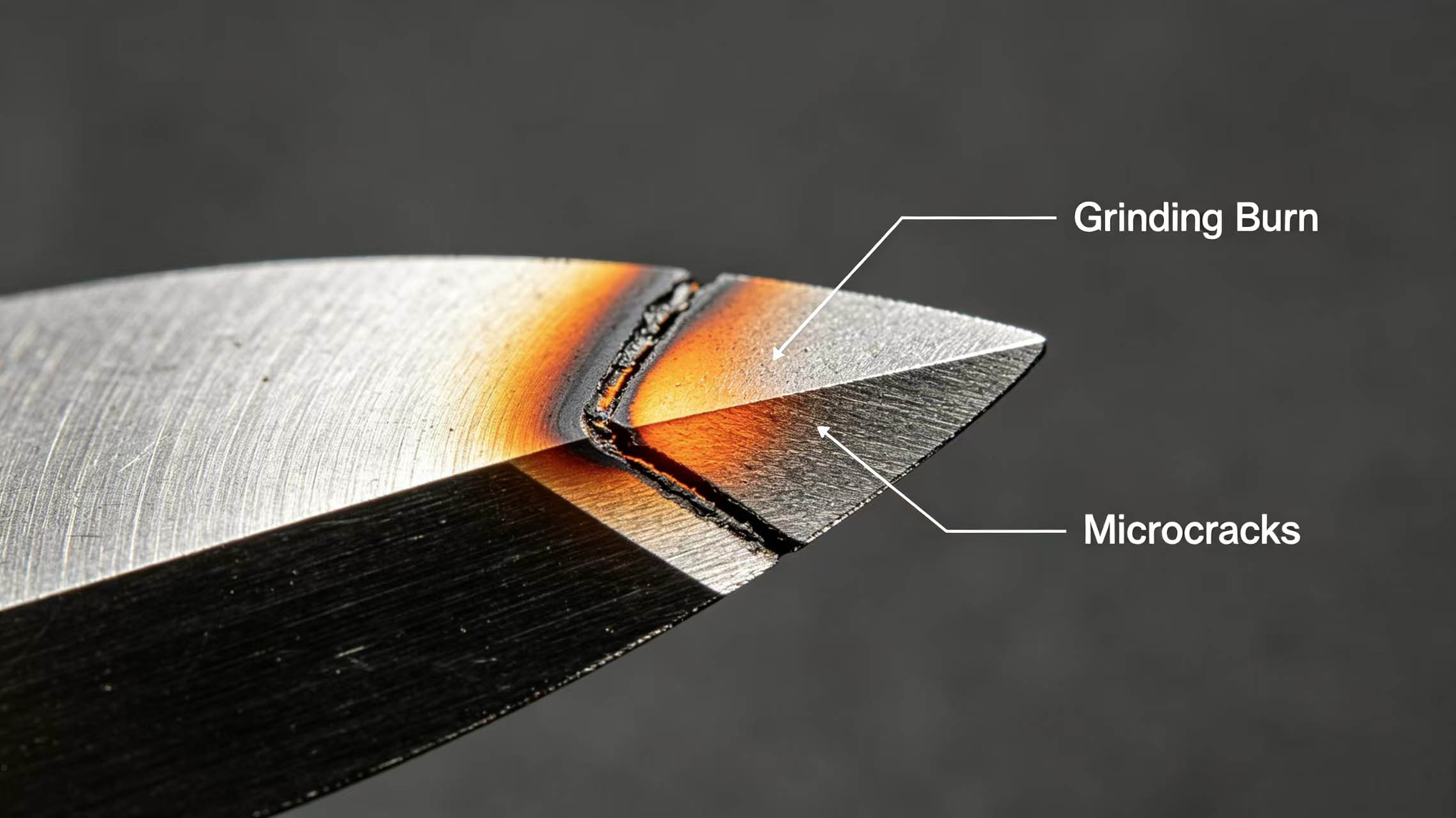 Grinding burn image
