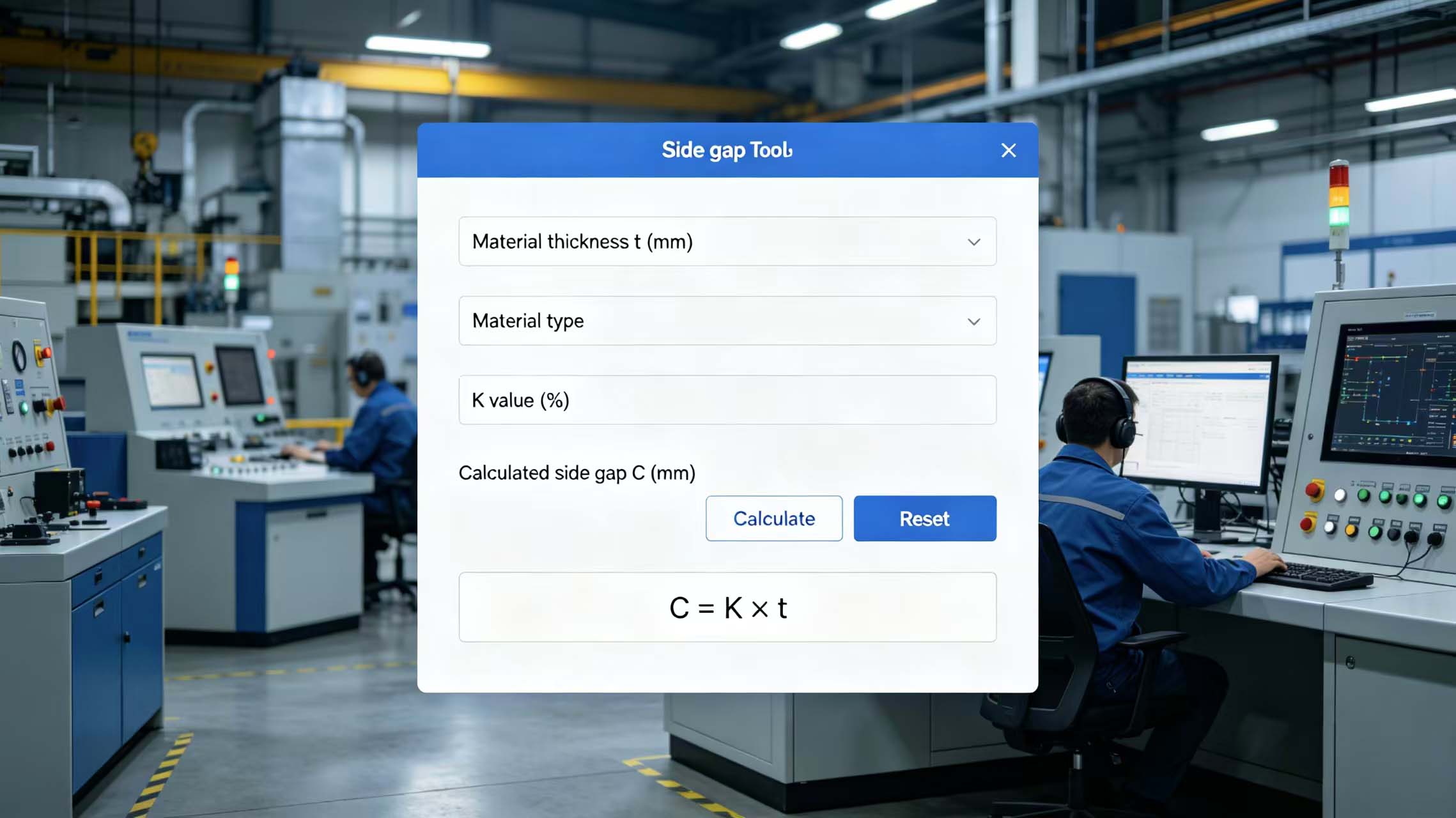 Mingbai gap calculation tool image