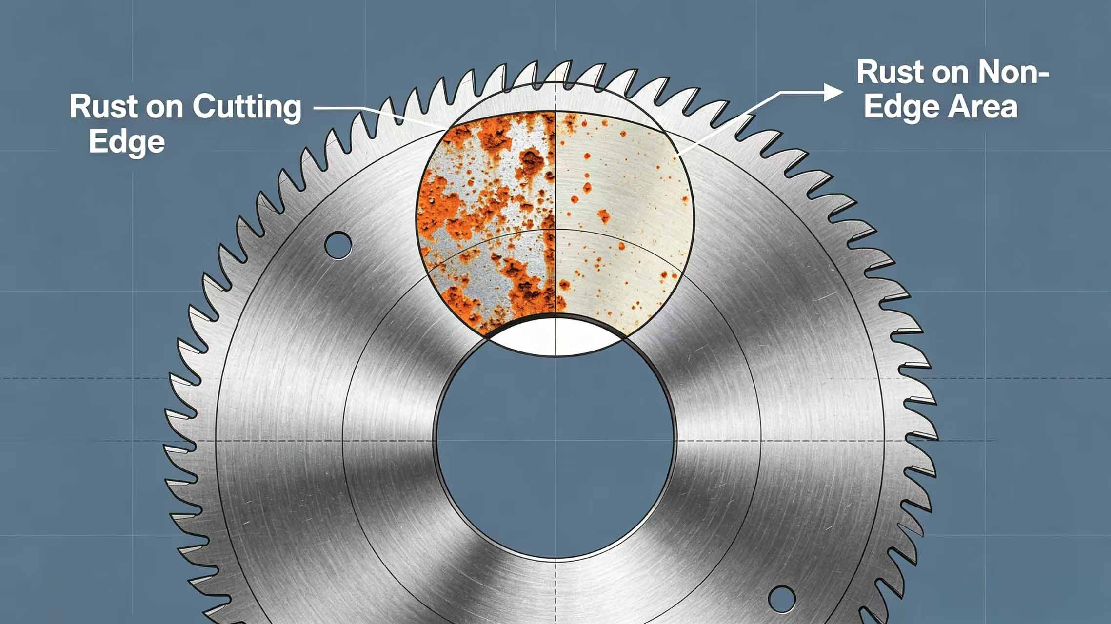 Rust location diagram Rust location diagram