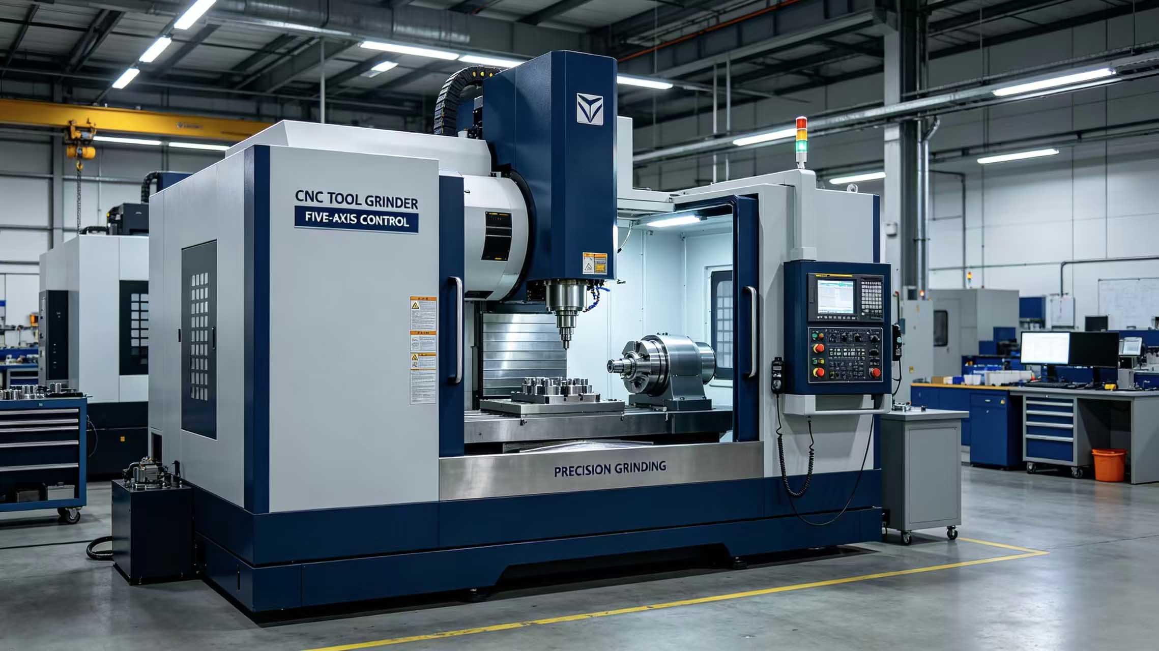 Mingbai Machinery Tool Technology présente une rectifieuse d'outils CNC 5 axes de classe mondiale, hissant la fabrication de lames sur mesure haut de gamme à de nouveaux sommets.