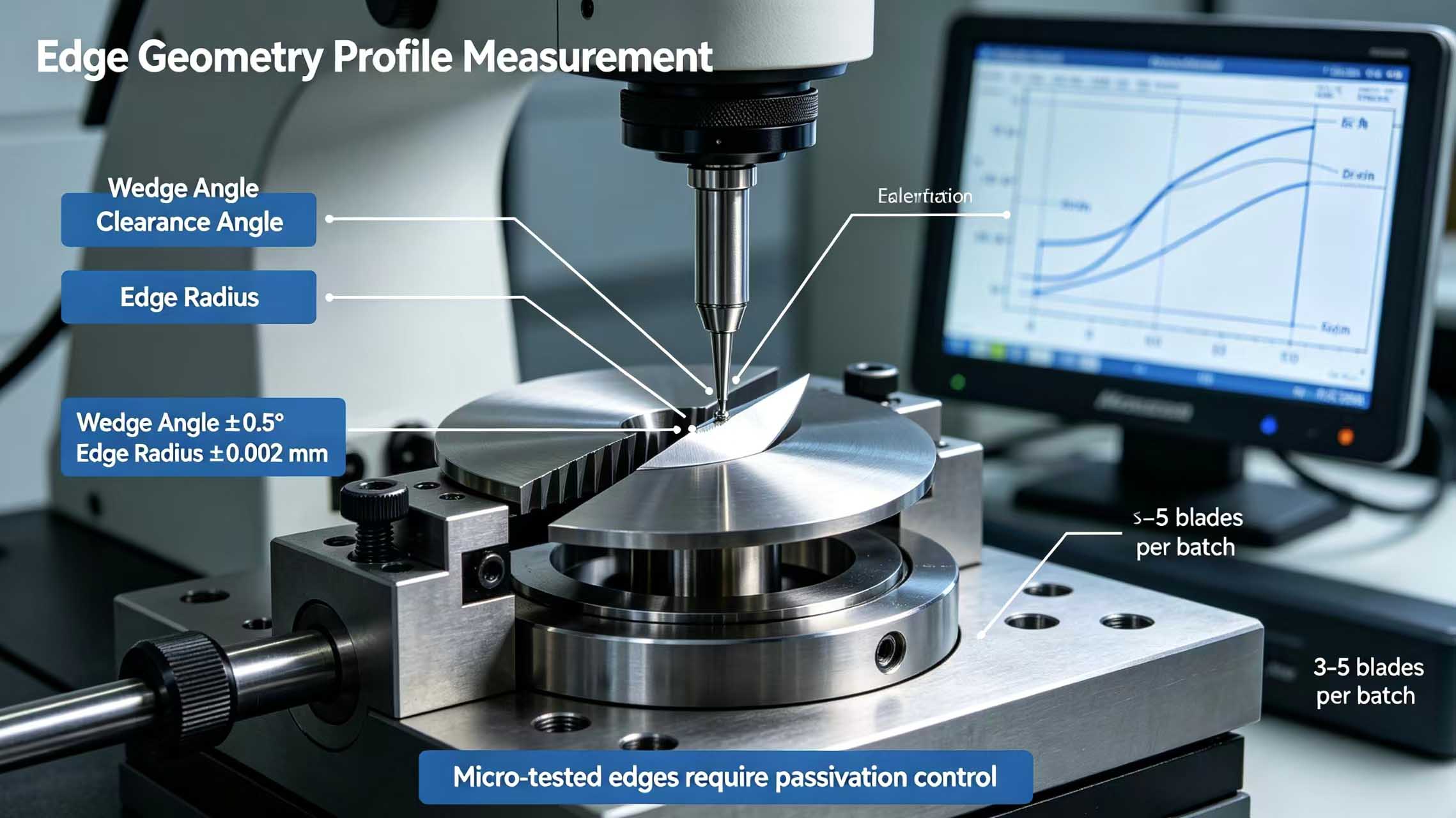 Edge profilometer inspection image
